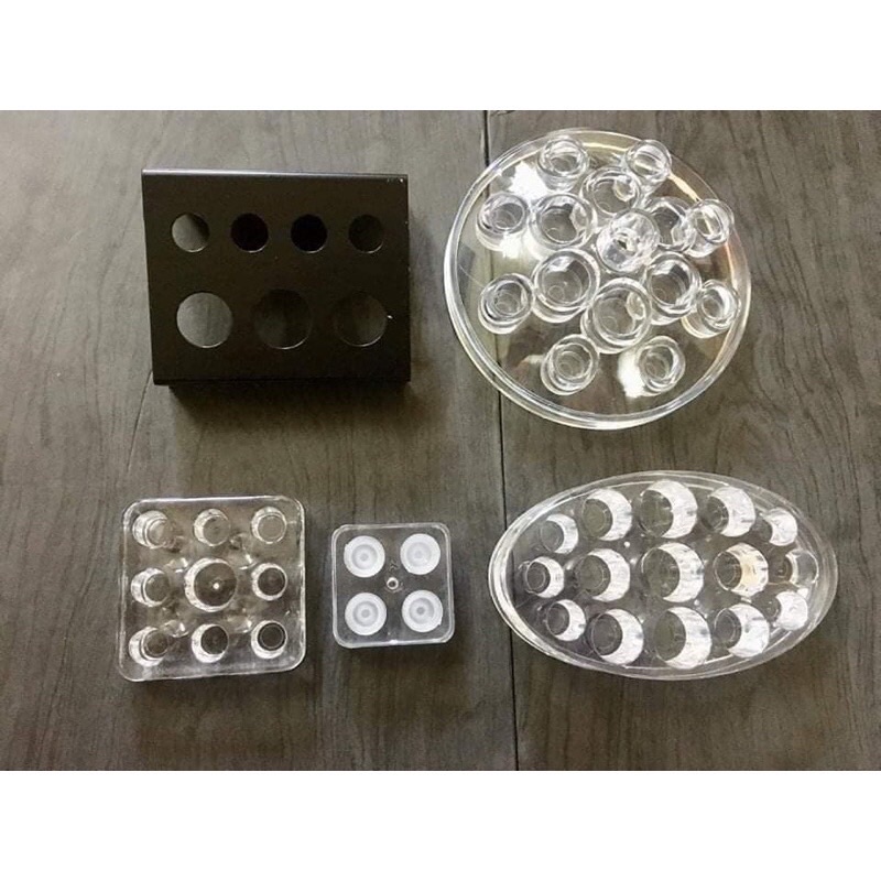 ĐẾ ĐỰNG MỰC Đế Nhựa Inox PHUN XĂM