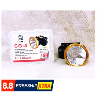 Đèn pin đội đầu mini siêu sáng CG4 ánh sáng trắng