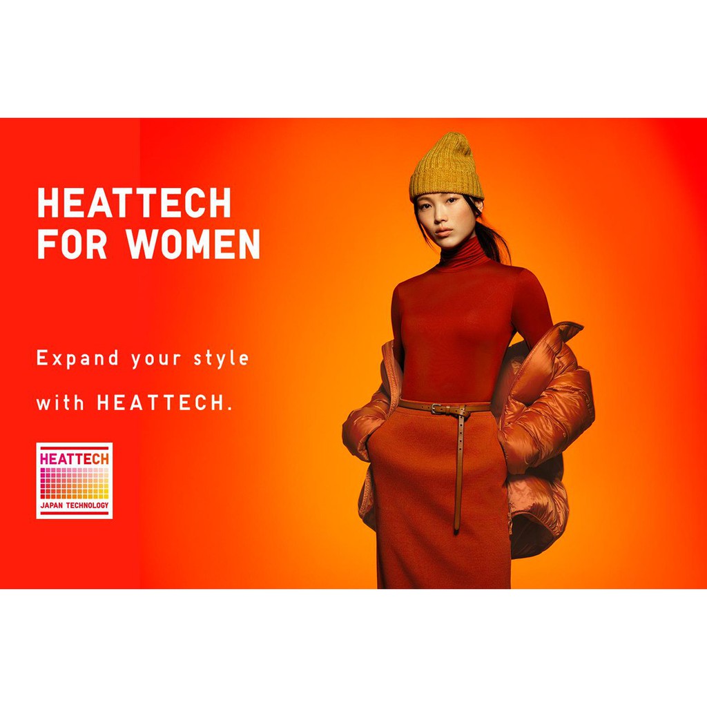 (Uniqlo Nhật chính hãng) NỮ- Áo giữ nhiệt cao cổ Heattech Turtleneck T (long ...