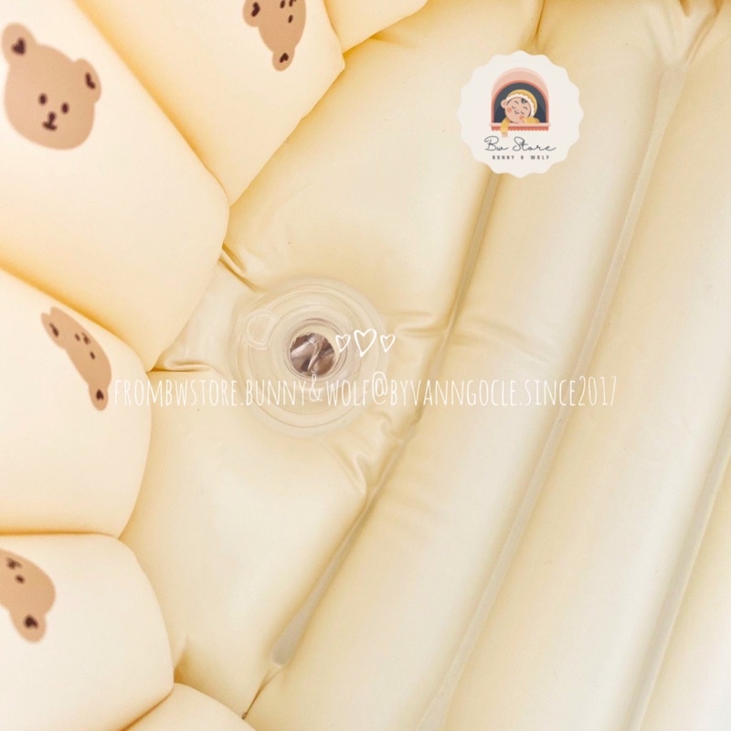 Chậu Tắm Phao kiêm Bể Phao bơi BAR ROT Hàn cho bé