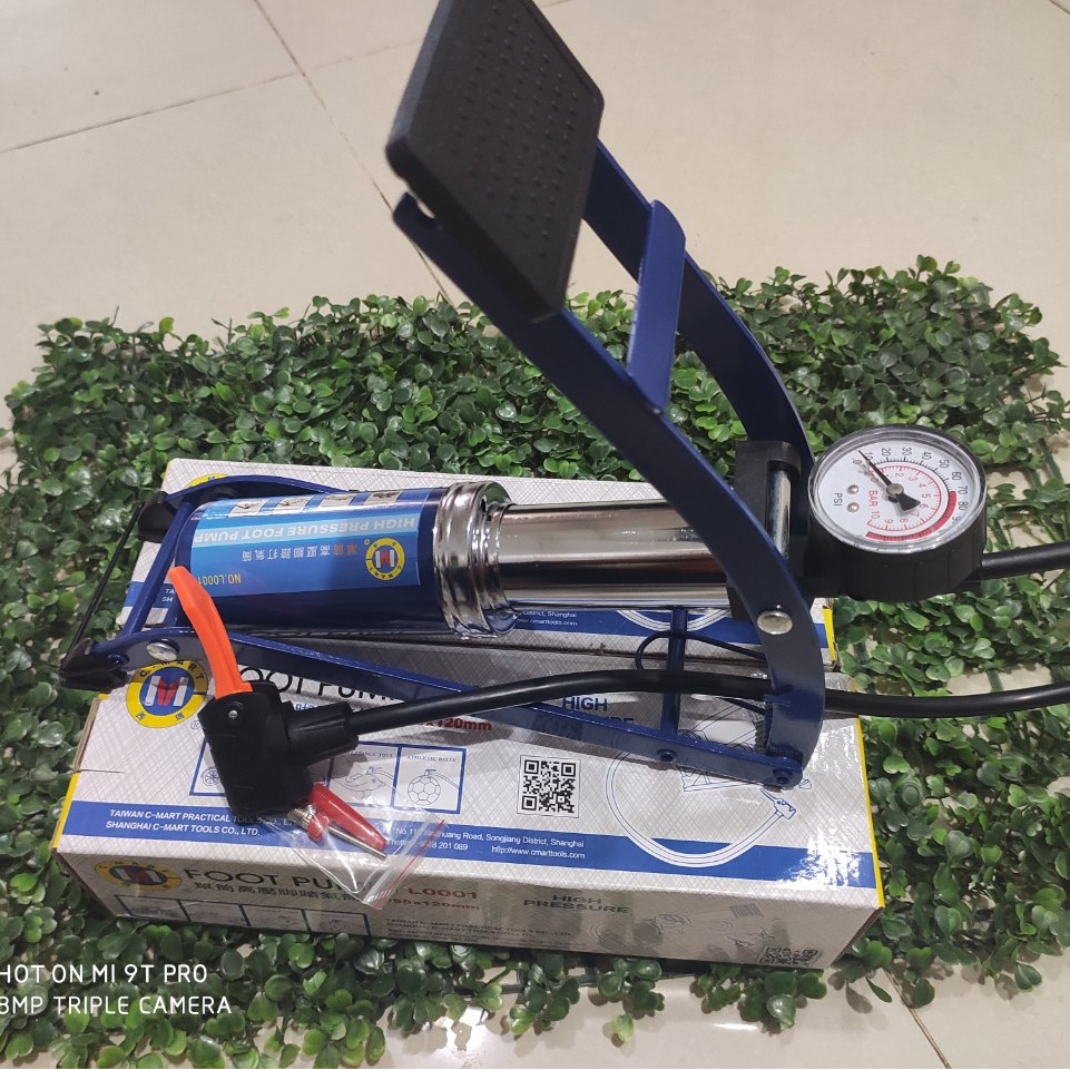 Bơm Đạp Chân  Loại 1 Ống 55*120mm L0001 CMART