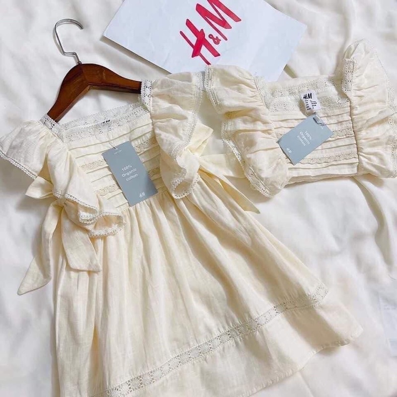 Váy đầm phối ren phong cách hàn quốc hè 2022