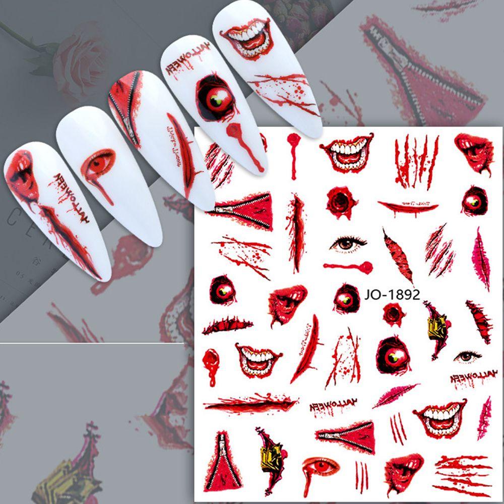 Sticker Dán Móng Họa Tiết Halloween Thời Trang