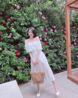 Maxi xô trắng