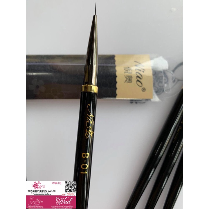 Bút cọ nét vẽ móng nail siêu mảnh niao - Lẻ 1 Cái