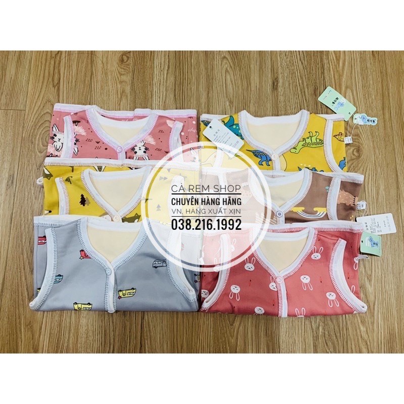 [Có ảnh thật] Áo gile nhung bé 9-21kg