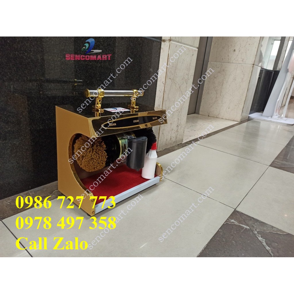 Máy đánh giày tự động tặng 01 lọ xi bóng hàng mới 2021