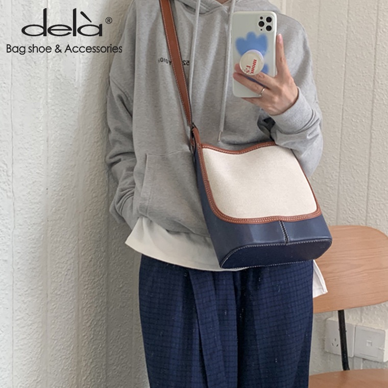 Dela Túi Xách Sức Chứa Lớn Mẫu Mới Thời Trang Thu Đông Cho Nữ