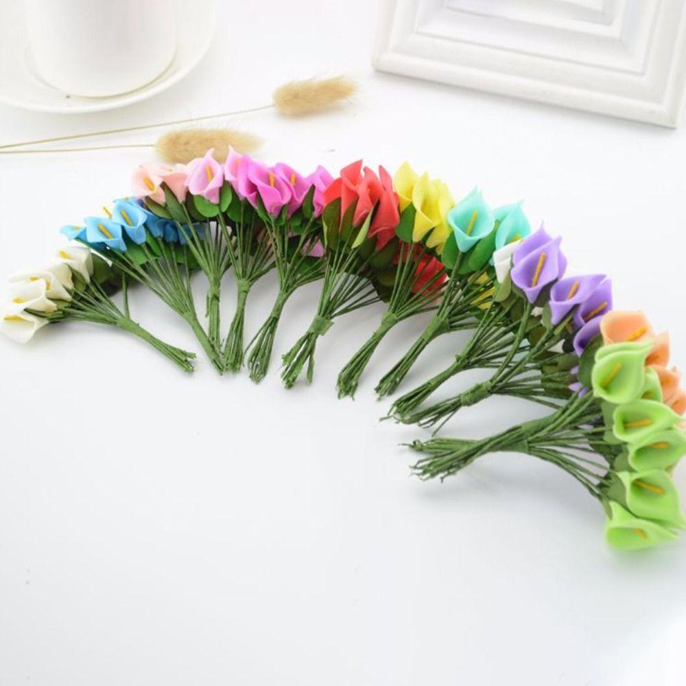 Vòng Hoa Nhân Tạo Handmade Mini Kèm Kẹp Dùng Để Trang Trí Nhà / Tiệc Cưới