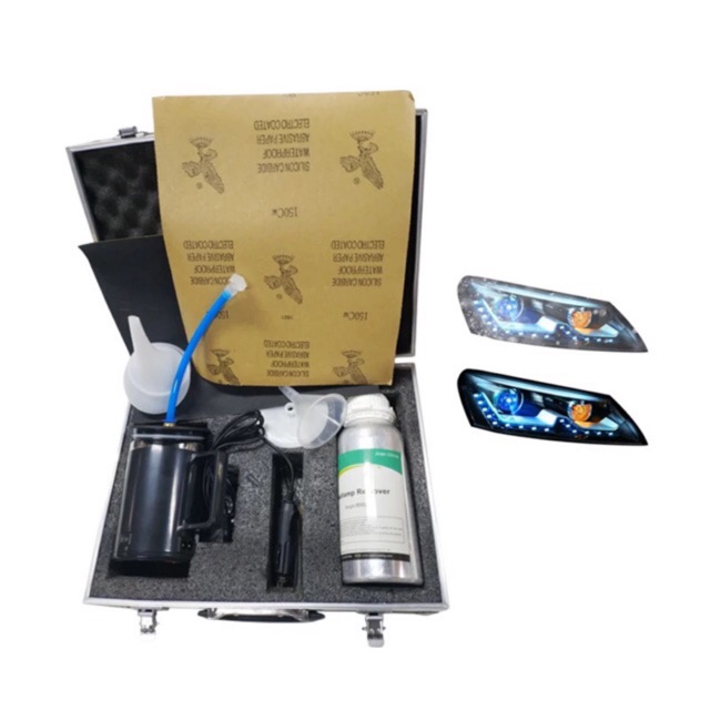 Bộ Nano Phục Hồi Làm Sáng Choá Pha Đèn ALONGTOOL Ô Tô Xe Máy Cao Cấp