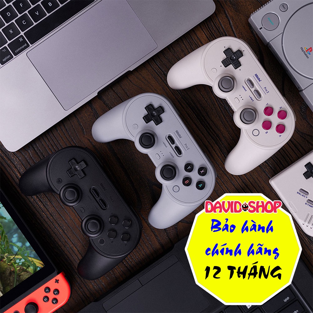 Tay cầm không dây 8BitDo SN30 Pro 2 cho Nintendo Switch, PC, Android, iOS, iPadOS, Rasperry Pi