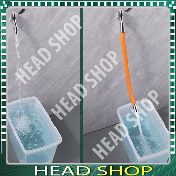 Đầu vòi nước ống nối dài tăng áp linh hoạt mã V2 xoay 720° theo mọi hướng dài 50cm HEADSHOP