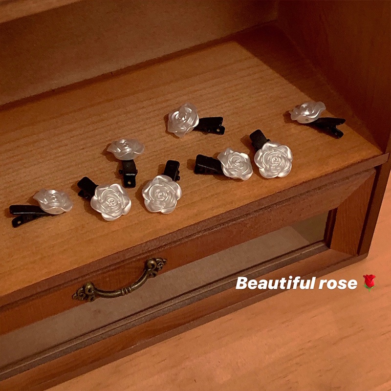 Kẹp tóc hình hoa trà phong cách Hàn Quốc cho bé gái