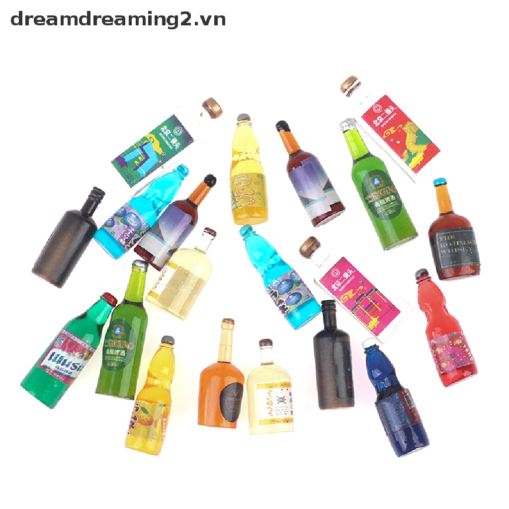 Bộ 20 Bình Nước mini Tỉ Lệ 1: 6 Cho Nhà Búp Bê 2.vn