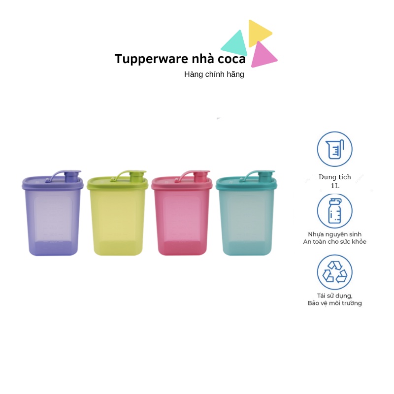 Bình nước slim 350ml slim 1L tupperware hàng chính hãng bảo hành trọn đời