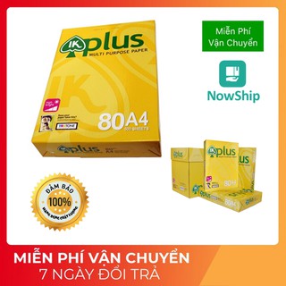 Giấy IK Plus - Giấy A4, A5 định lượng 70 ( giấy in, giấy photo - tập sổ giấy bookmark, dụng cụ văn phòng phẩm )