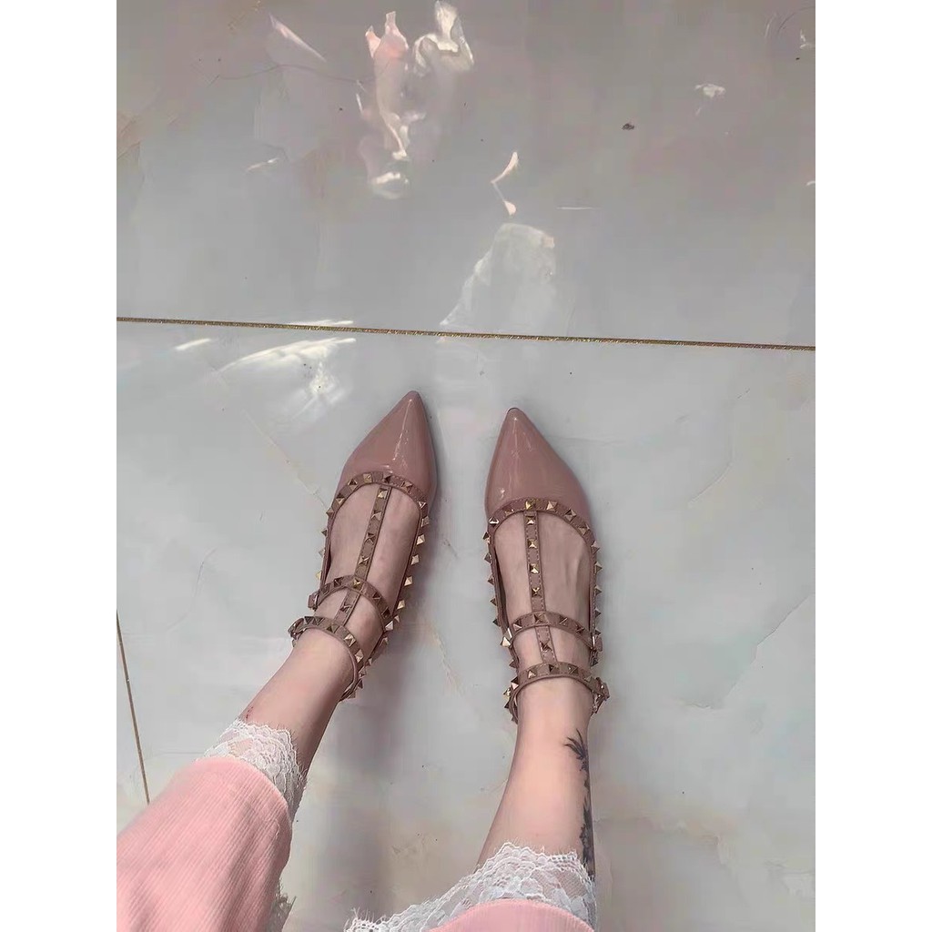 (ORDER) Giày valen đinh tán, quai bệt 3 màu sang chảnh | BigBuy360 - bigbuy360.vn