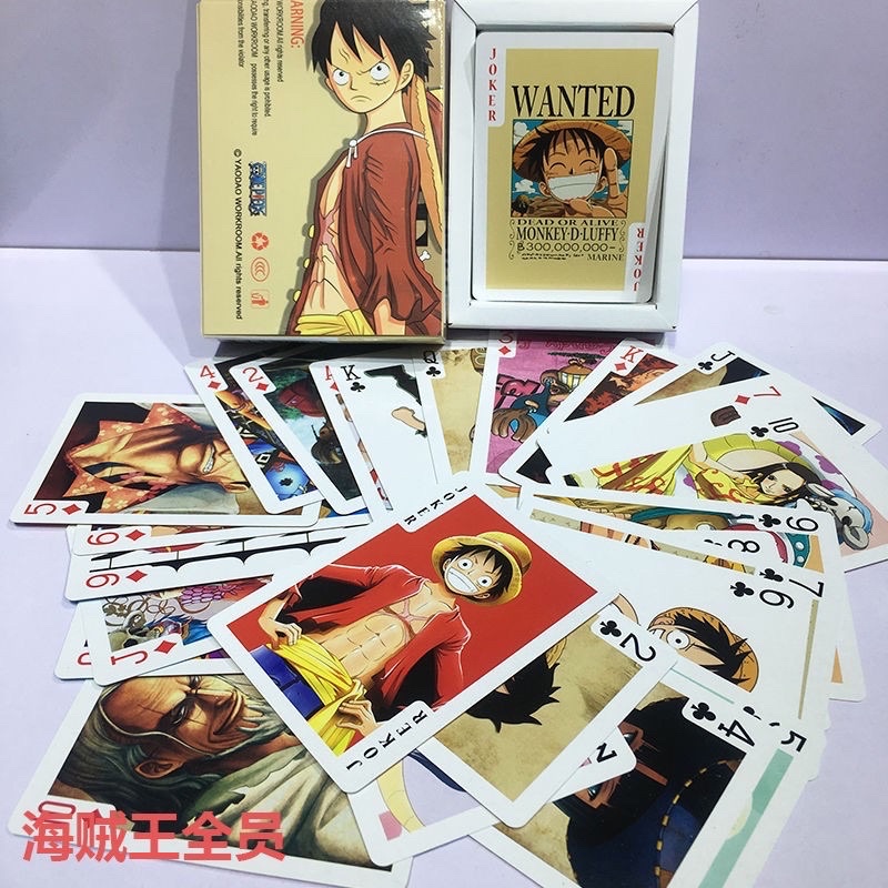 Bộ bài tây One piece 54 ảnh khác nhau/Bộ Tú lơ khơ anime one piece