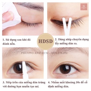 Cuộn Dán Kích Mí Lưới Màu Da (Có keo sẵn)
