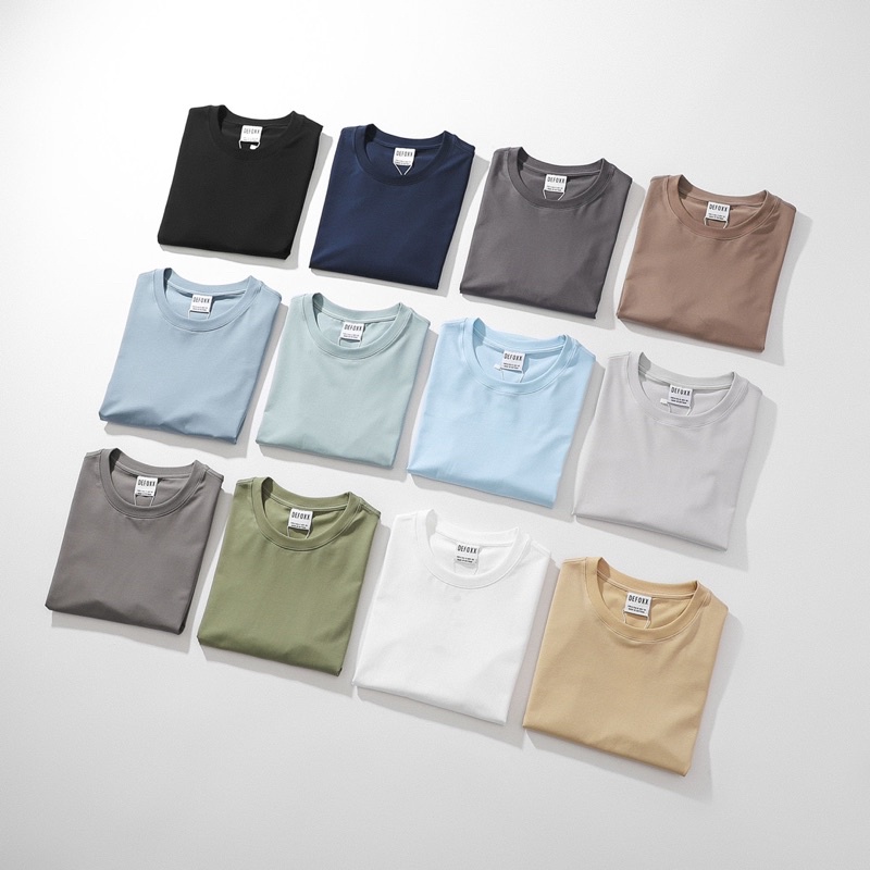 ÁO THUN TRƠN DEFOXX  NHIỀU MÀU