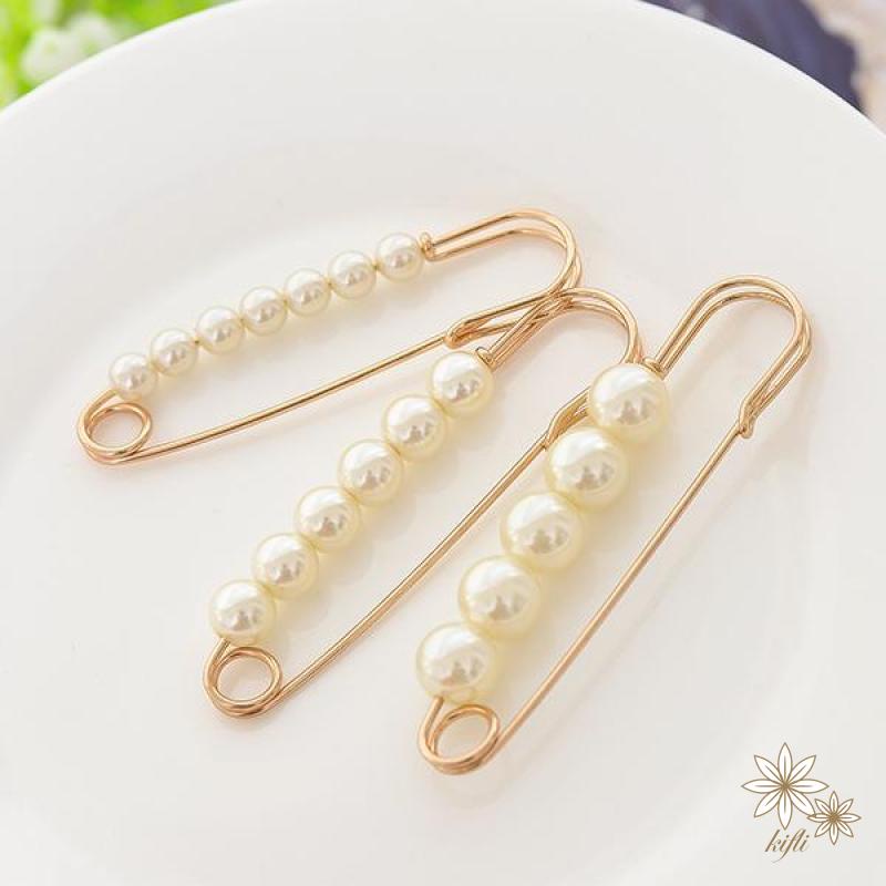 Ghim CàI ÁO HìNh Hoa ĐíNh Kim Cương NgọC Trai Giả ThờI Trang Cho Nữ