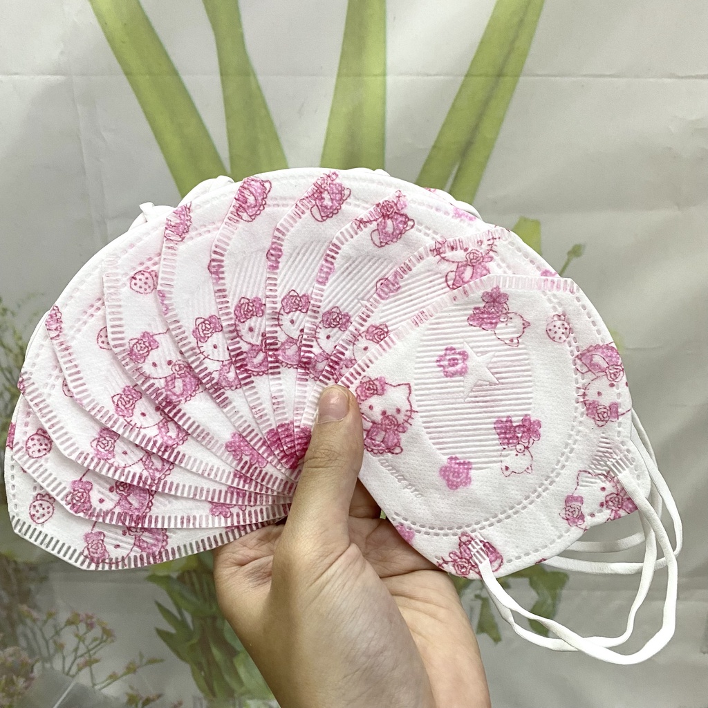 Khẩu trang y tế cao cấp trẻ em kháng khuẩn 3 lớp FAMAPRO kids GẤU DUDU