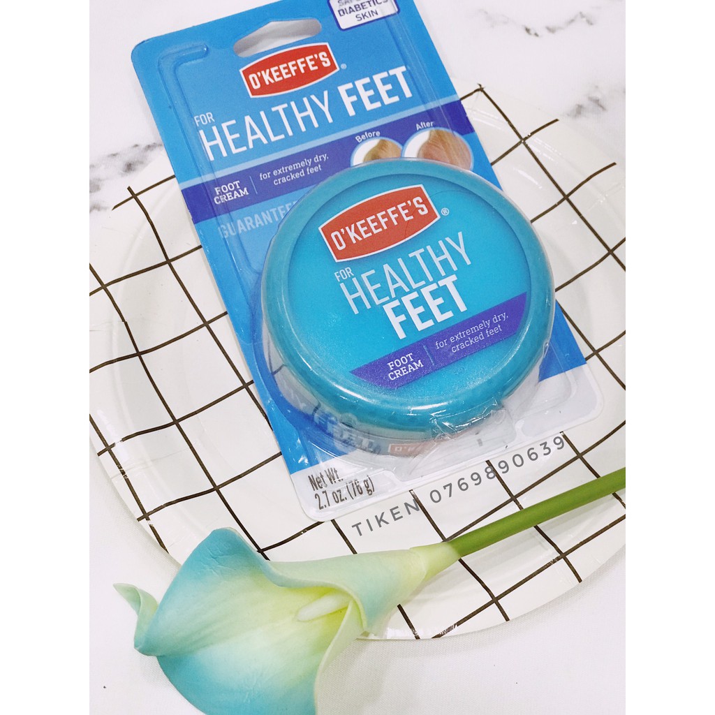 [Mã COS0505 giảm 8% đơn 300K] Kem dưỡng gót chân O’Keeffe’s Healthy Feet Cream