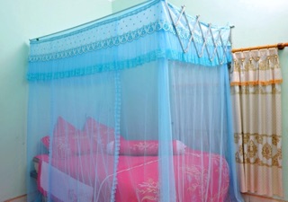 Màn khung xếp 1m8 + khung xếp (đủ màu)