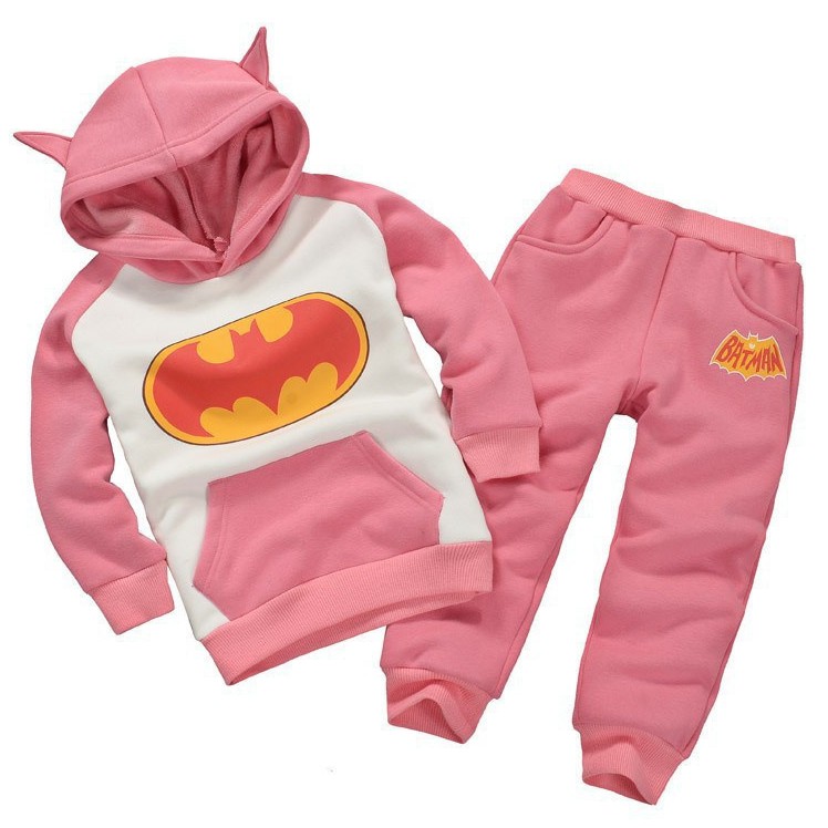 Bộ Đồ Hóa Trang Marvel Batman 2 Món Thời Trang Xuân Thu Cho Bé 1-8 Tuổi