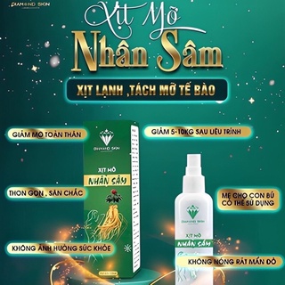 Xịt Tan Mỡ Nhân Sâm Xịt Lạnh-Tách Mỡ Tế Bào
