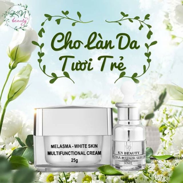 Combo serum + kem face KN BEAUTY
