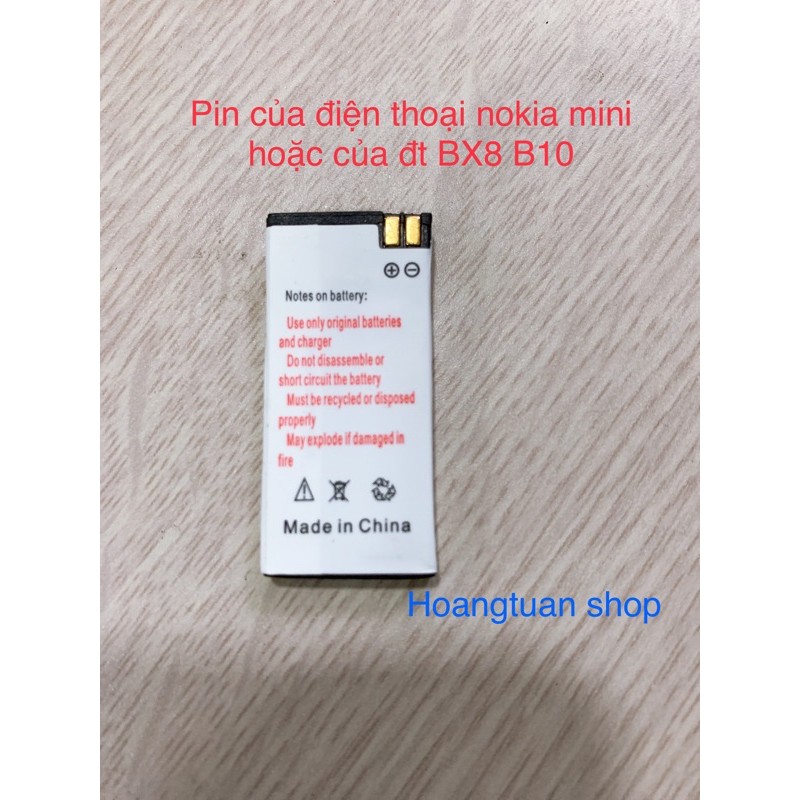 Pin thay thế cho đt nokia b10 hoặc đt bx8.