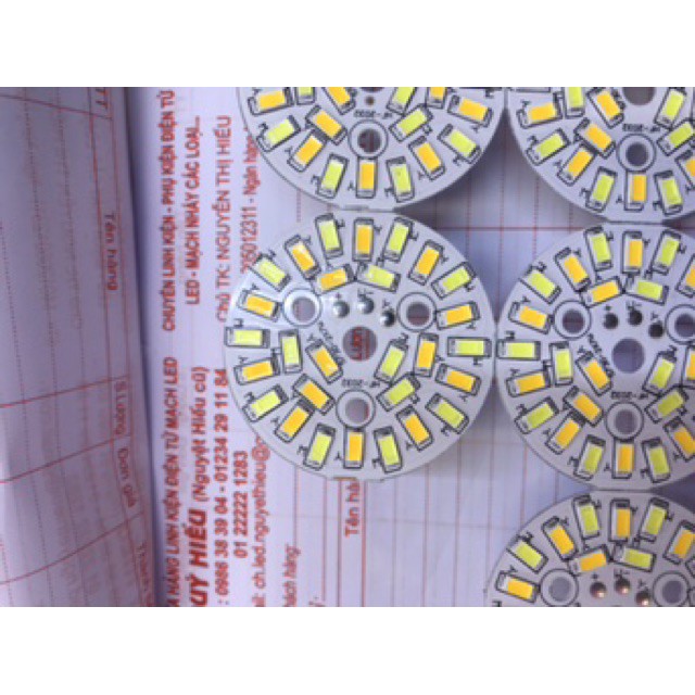 QH-Led miếng 7w 3 mầu dùng chấn lưu