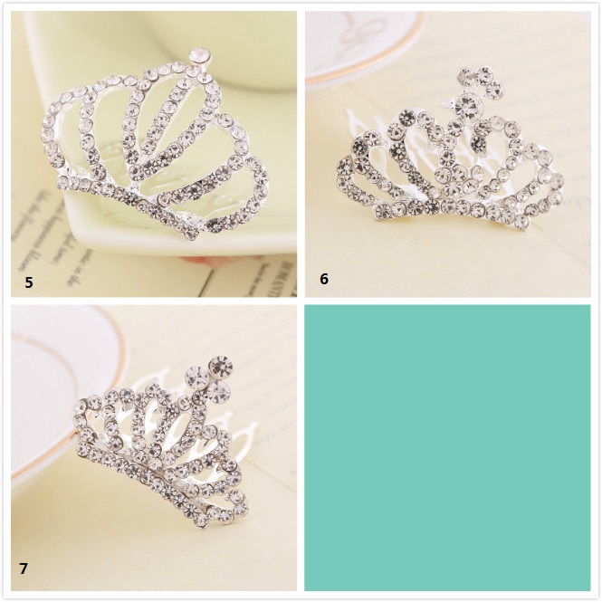 Mới Lược Cài Tóc Hình Vương Miện Công Chúa Mini Dễ Thương Cho Bé Gái