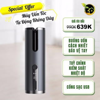Máy Uốn Tóc ROHS Có Màn Hình Leds Tự Động Hẹn Giờ, Không Dây, Cổng Sạc USB