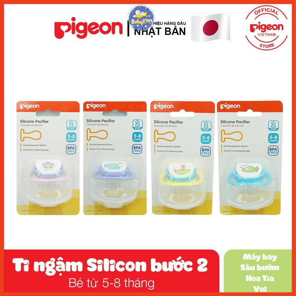 Ti ngậm silicone Pigeon bước 2 ( 5- 8 tháng)