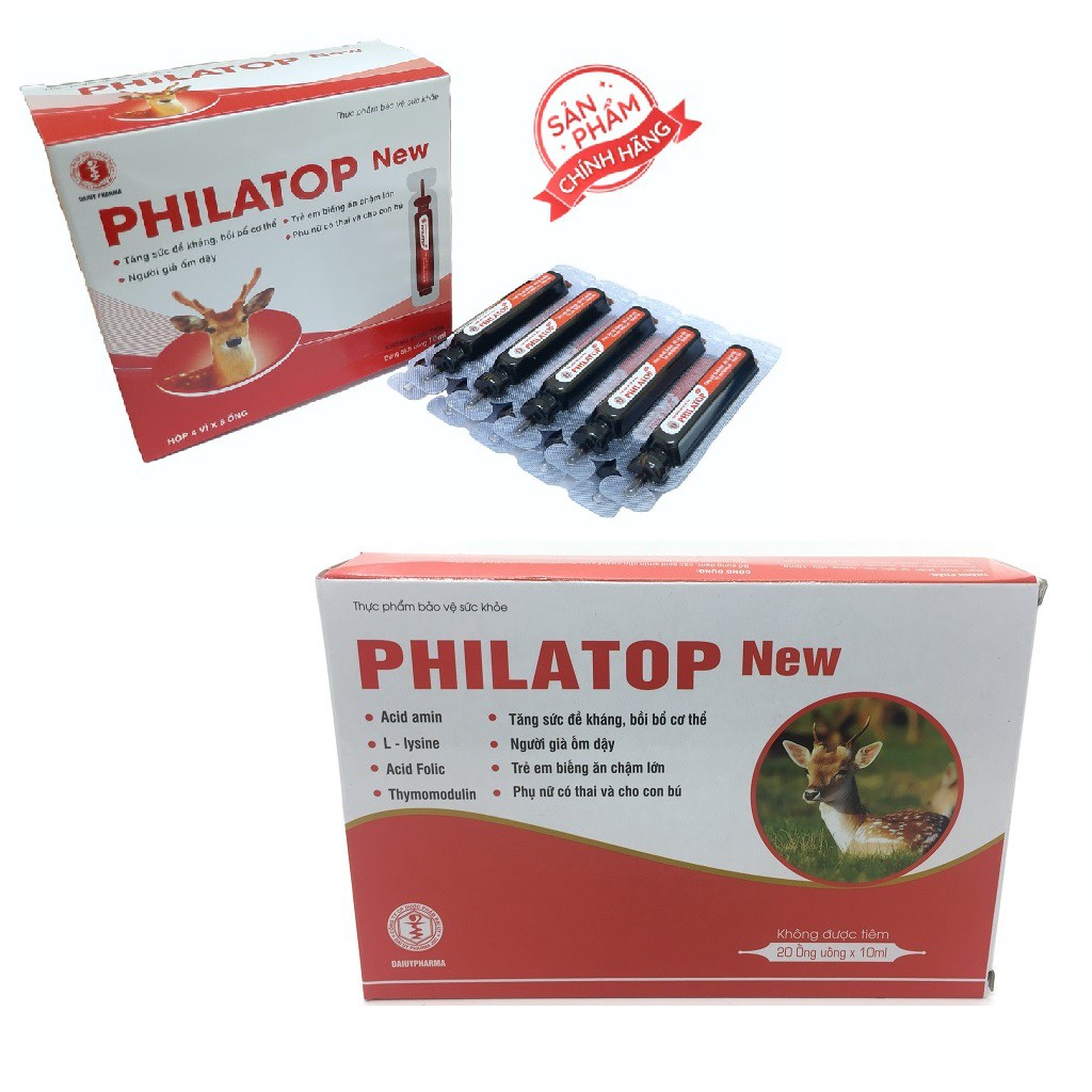 PHILATOP New hộp 20 ống