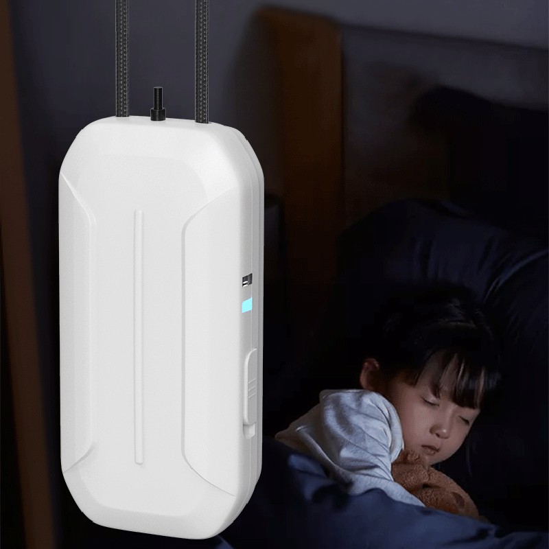 High Quality 2 Pcs Wearable Portable Negative Ion Hanging Air Purifier White