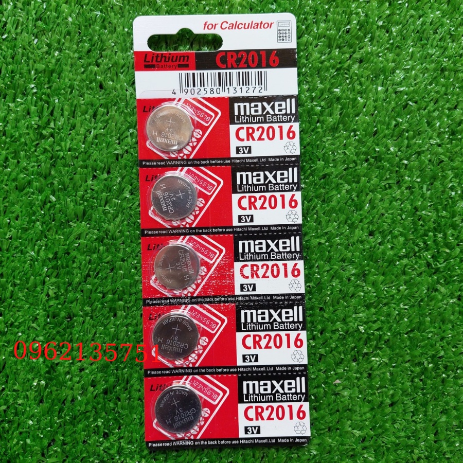 Vỉ 5 viên PIN MAXELL CR2016, CR2025, CR2032