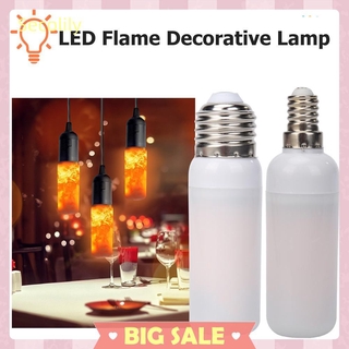 Bóng Đèn Led E27 E14 7w Tạo Hiệu Ứng Ánh Lửa Trang Trí