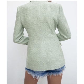 ÁO VEST DẠ TWEED ZARA AUTHENTIC TUỒN STORE