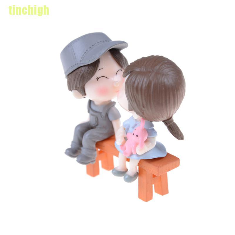 Set 3 Mô Hình Cặp Đôi Mini Trang Trí Tiểu Cảnh / Nhà Búp Bê