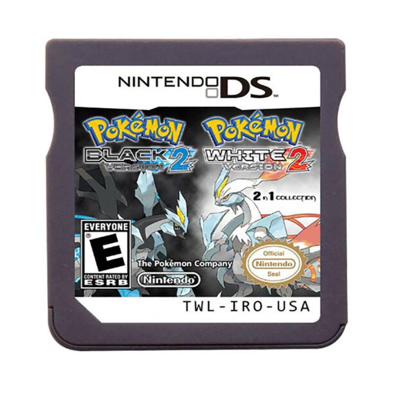 Thẻ Chơi game Pokemon Màu Trắng / Đen / Vàng / Bạc Trong 1 Cho Nintendo