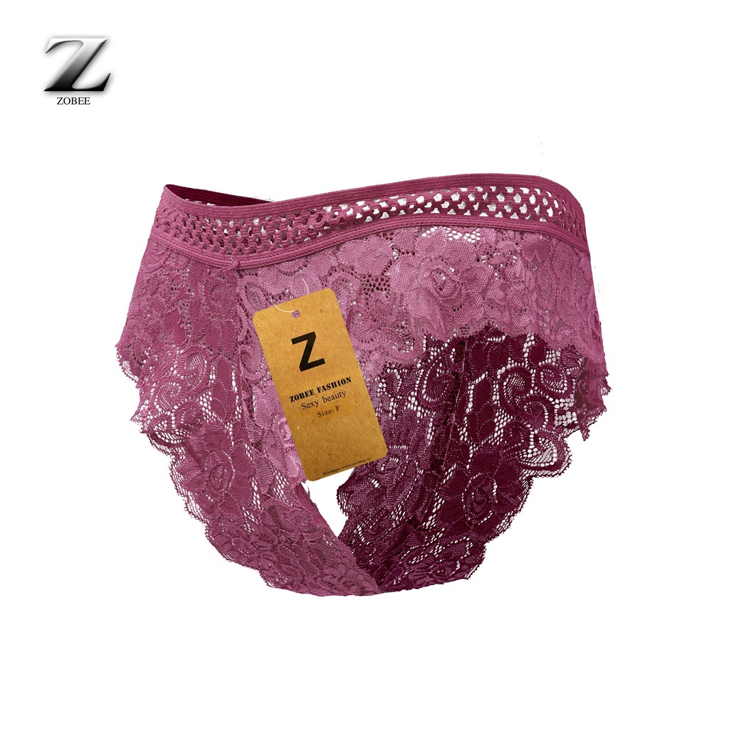ZOBEE Combo 2 quần lót ren Hoa hồng quyến rũ QL8240B | BigBuy360 - bigbuy360.vn