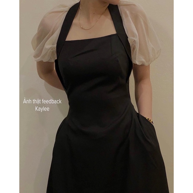 Váy Đầm Thiết Kế Tay Tơ Bồng Nhẹ Ôm Eo Tiểu Thư Chất Đẹp ảnh thật Kaylee | WebRaoVat - webraovat.net.vn