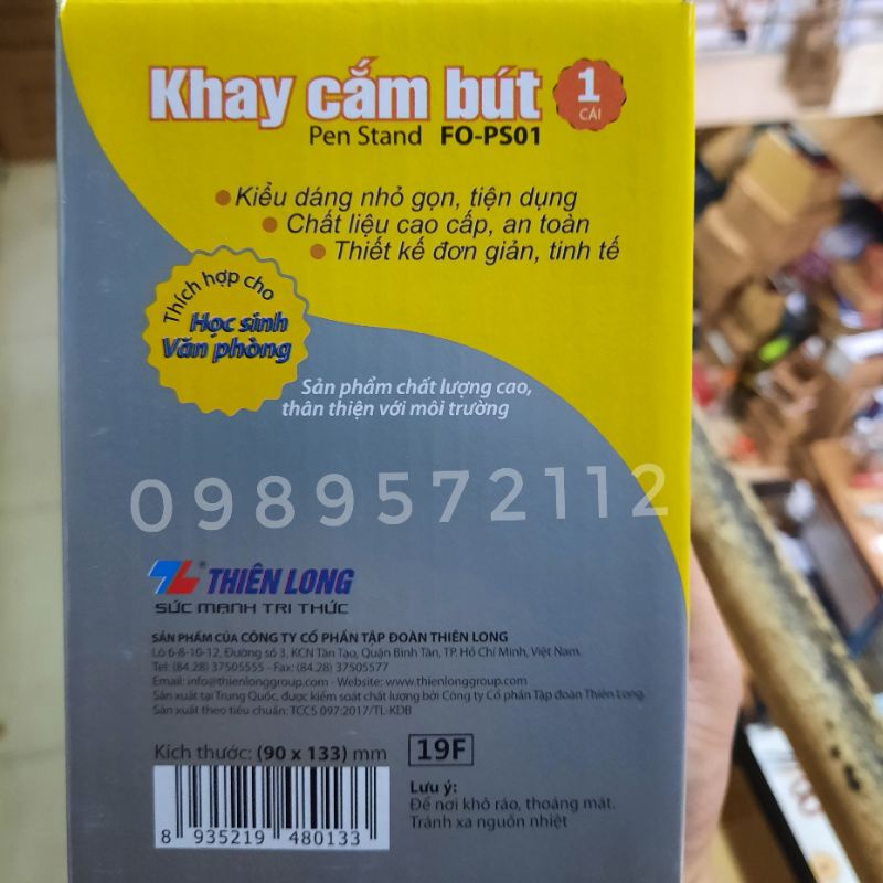 Khay cắm bút tròn FO-PS01.Ống đựng bút.