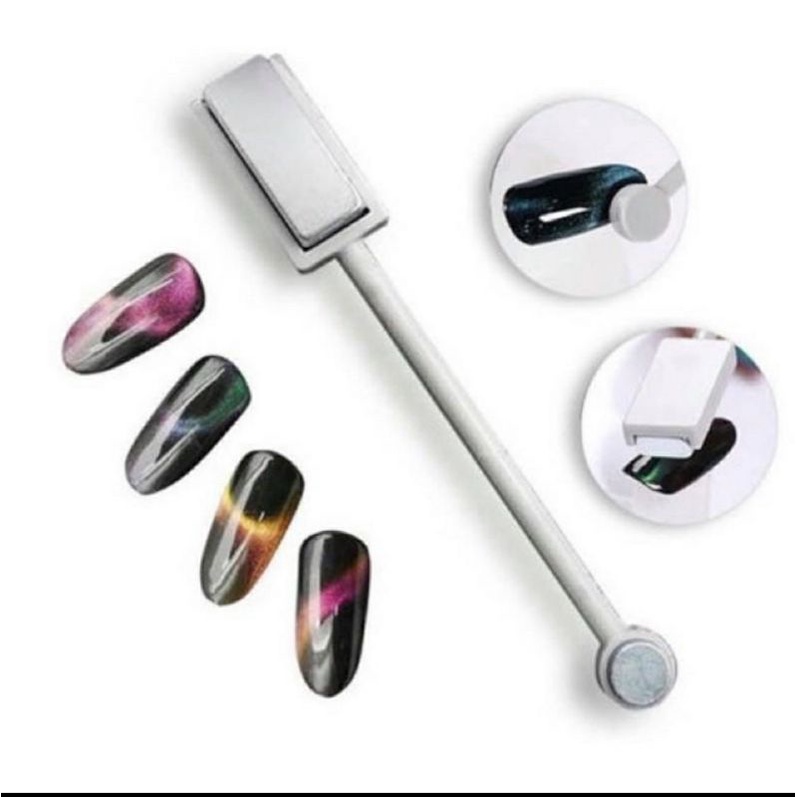 Nam châm hơ mắt mèo giá rẻ - Nam châm 2 đầu - Nam châm tạo kiểu mắt mèo đa dạng , dễ dùng - Dụng cụ làm mắt mèo giá rẻ