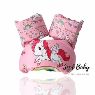 Phao tay có đệm đỡ ngực hỗ trợ bé tập bơi