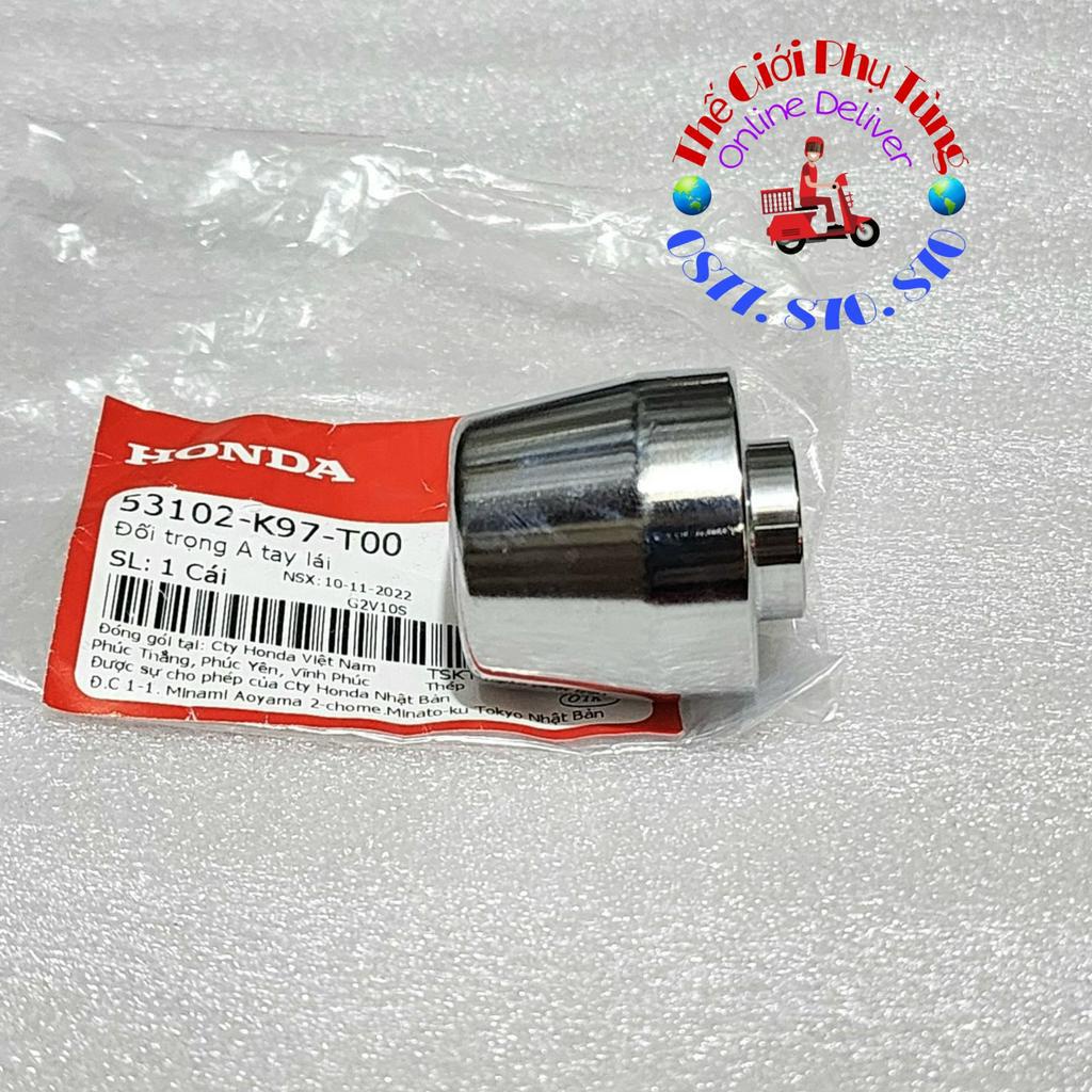 Gù tay lái PCX 2018+, SH 350i xi bóng zin Honda VN - 53102-K97-T00