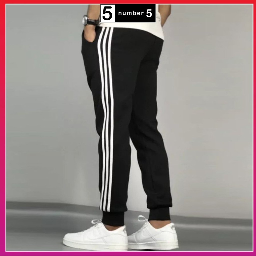 Quần Thể Thao Jogger Nam 3 sọc Ống Bo Thu Đông Co Giãn ngoài mặt Thể Thao 56 26
